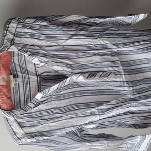 Grey and White shirt